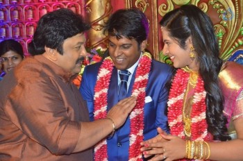 Producer Vinoth Kumar and Sindhu Wedding Reception - 1 of 42