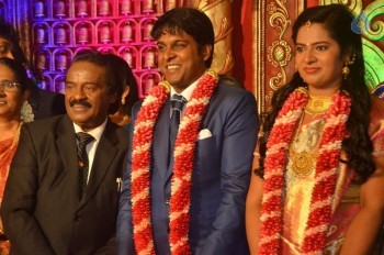 Producer Vinoth Kumar and Sindhu Wedding Reception - 8 of 42