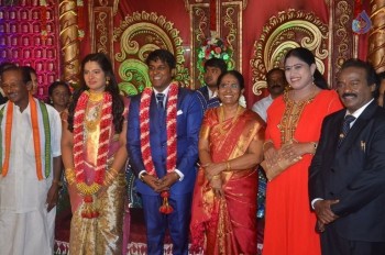 Producer Vinoth Kumar and Sindhu Wedding Reception - 19 of 42