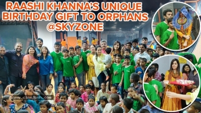 Raashi Khanna Uniquely Celebrate Birthday Sky Zone - 12 of 12