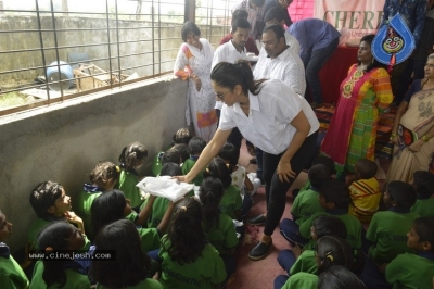 Rakul Birthday Celebrations at Cherish Orphanage Home - 2 of 19