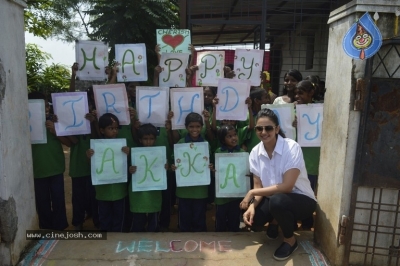 Rakul Birthday Celebrations at Cherish Orphanage Home - 11 of 19