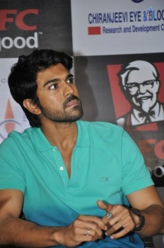 Ram Charan at KFC Employees Blood Donation Event - 56 of 81