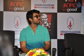 Ram Charan at KFC Employees Blood Donation Event - 22 of 81