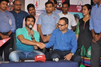 Ram Charan at KFC Employees Blood Donation Event - 30 of 81