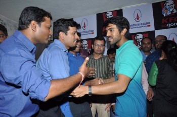 Ram Charan at KFC Employees Blood Donation Event - 34 of 81