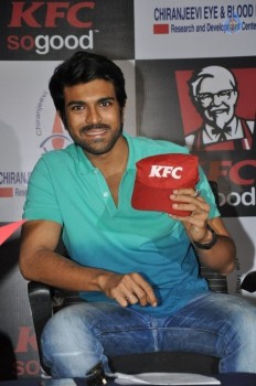 Ram Charan at KFC Employees Blood Donation Event - 43 of 81