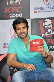 Ram Charan at KFC Employees Blood Donation Event - 56 of 81