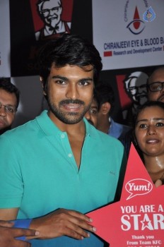 Ram Charan at KFC Employees Blood Donation Event - 57 of 81