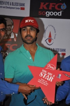 Ram Charan at KFC Employees Blood Donation Event - 58 of 81