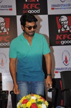 Ram Charan at KFC Employees Blood Donation Event - 67 of 81