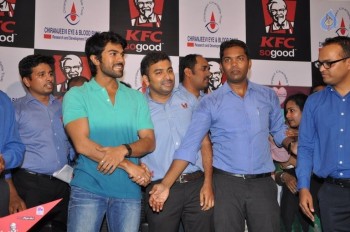 Ram Charan at KFC Employees Blood Donation Event - 70 of 81