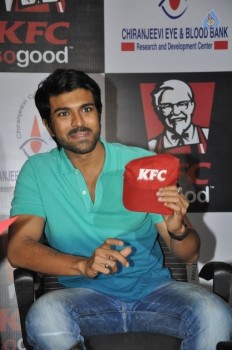 Ram Charan at KFC Employees Blood Donation Event - 72 of 81