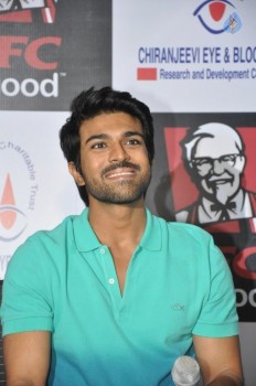 Ram Charan at KFC Employees Blood Donation Event - 76 of 81