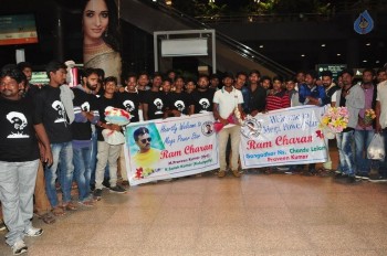 Ram Charan at Shamshabad Airport - 12 of 13