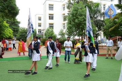 Ram Charan Celebrates Independence Day In Chirec School - 9 of 60