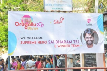 Sai Dharam Tej Launches Orugallu Ustav Festival Poster - 5 of 42