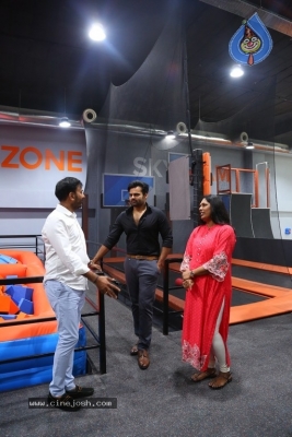 Sai Tej Opens SkyZone Hyderabad At AMB Gachibowli  - 13 of 15