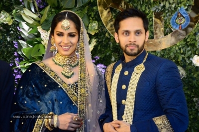 Saina Nehwal and Parupalli Kashyap Wedding Reception - 112 of 126