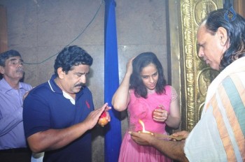 Saina Nehwal Visits Film Nagar Temple - 3 of 38