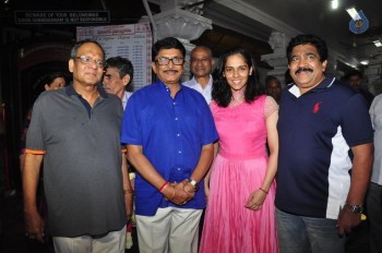 Saina Nehwal Visits Film Nagar Temple - 11 of 38