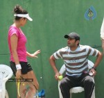 Sania Mirza n Shoaib Malik at LB Stadium - 14 of 15