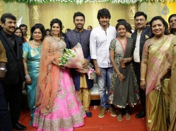 Shanthnu and Keerthi Wedding Reception Photos - 56 of 126