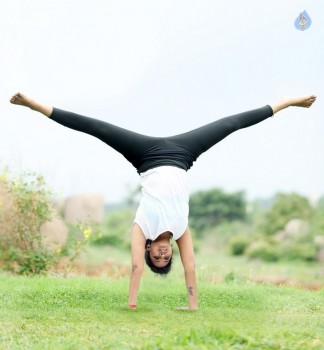 Smitha International Yoga Day Photo Shoot - 8 of 12