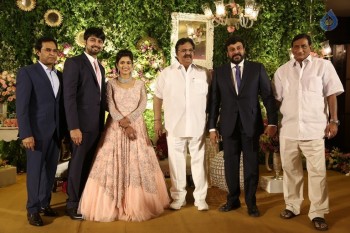 Sreeja and Kalyan Wedding Reception 4 - 16 of 102