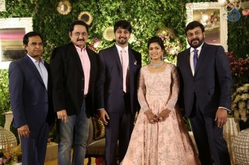 Sreeja and Kalyan Wedding Reception 5 - 16 of 32