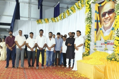 Tamil Film Industry Pays Homage To Kalaignar Karunanidhi - 20 of 20