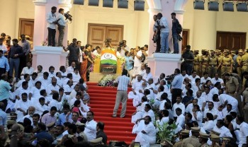 Tamil Nadu CM Jayalalithaa Final Journey Photos - 45 of 147