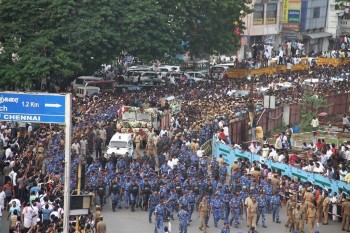 Tamil Nadu CM Jayalalithaa Final Journey Photos - 47 of 147