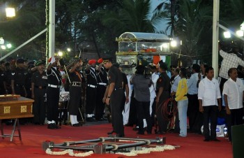 Tamil Nadu CM Jayalalithaa Final Journey Photos - 21 of 147