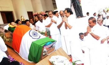 Tamil Nadu CM Jayalalithaa Final Journey Photos - 137 of 147