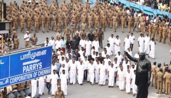 Tamil Nadu CM Jayalalithaa Final Journey Photos - 141 of 147