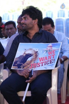 Tamil Stars at Jallikattu Hunger Strike - 30 of 51