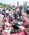 Telangana Activists Rail Roko Photos - 15 of 42