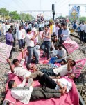 Telangana Activists Rail Roko Photos - 36 of 42