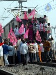 Telangana Activists Rail Roko Photos - 41 of 42
