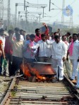 Telangana Activists Rail Roko Photos - 31 of 42