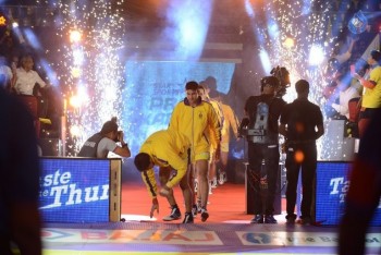 Telugu Titans Vs Jaipur Pink Panthers Kabaddi Match Photos - 13 of 100