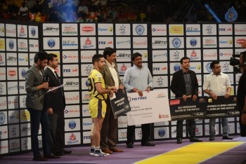 Telugu Titans Vs Jaipur Pink Panthers Kabaddi Match Photos - 31 of 100