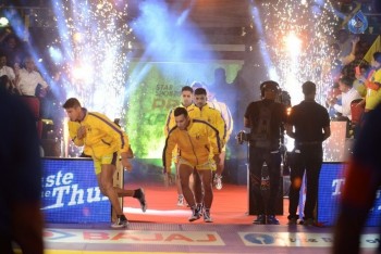 Telugu Titans Vs Jaipur Pink Panthers Kabaddi Match Photos - 82 of 100