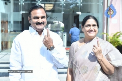 Tollywood Celebrities Cast Their Vote - 40 of 61