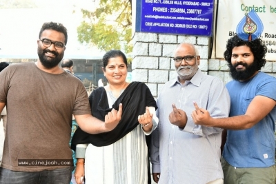 Tollywood Celebrities Cast their Votes  - 39 of 63