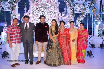 Uday Bhargav And Naga Sabitha Wedding Reception Photos - 14 of 42