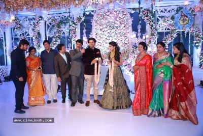 Uday Bhargav And Naga Sabitha Wedding Reception Photos - 39 of 42