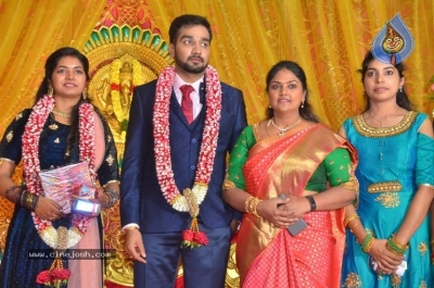 Vasu Vikram Daughter Sandhiya Wedding Reception Stills - 23 of 32