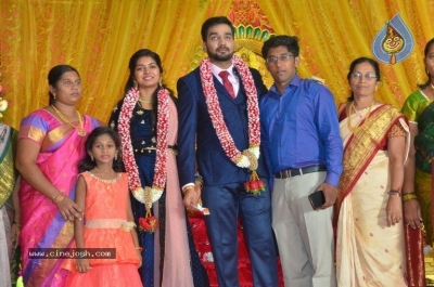 Vasu Vikram Daughter Sandhiya Wedding Reception Stills - 28 of 32